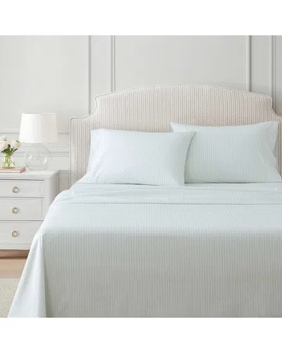 Martha Stewart Ticking Stripe Cotton Sheet Set