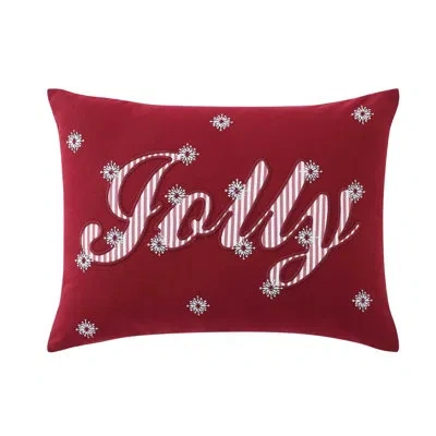 Martha Stewart Tommy Bahama Palm Tree Trellis Throw Pillow In Red