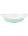 Martha Stewart Vanowen 1.2qt Stoneware Oval Baker In Blue