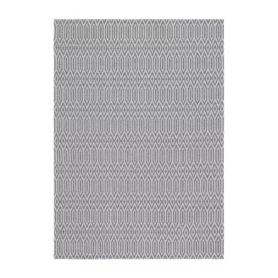 Martha Stewart Vera Geometric Indoor Rectangular Area Rug In Gray