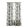 Martha Stewart Village Back Tab Blackout Set Of 2 Curtain Panel In Multi
