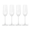 Martha Stewart Vivica 4-pc. Champagne Flute In Transparent