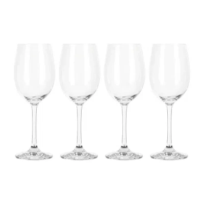 Martha Stewart Vivica 4-pc. White Wine Glasses In Transparent