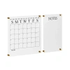 Martha Stewart Wall Calendar & Notes In Black