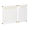 Martha Stewart Wall Calendar & Notes In Yellow