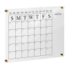 Martha Stewart Wall Calendar With Notes In Black