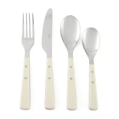 Martha Stewart Watercliff 16-pc. Flatware Set In Silver