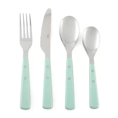 Martha Stewart Watercliff 16-pc. Flatware Set In Silver