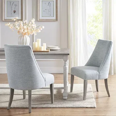 Martha Stewart Winfield 2-pc. Upholstered Dining Chair In Gray