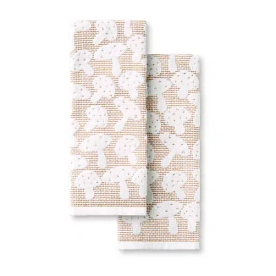 Martha Stewart Woodland Harvest 2-pc. Kitchen Towel Set In Brown