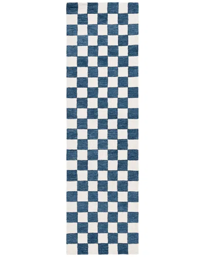 Martha Stewart Wool & Cotton Rug In Blue