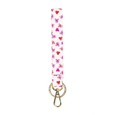 Martha Stewart Wristlet Keychain In Pink