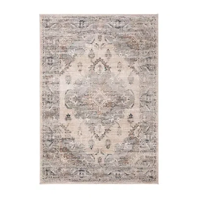 Martha Stewart Zara Medallion Indoor Rectangular Accent Rug In Sand