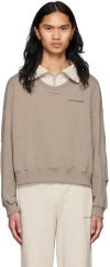 Martin Asbjørn Grey Austin Turtleneck In Pumice Grey