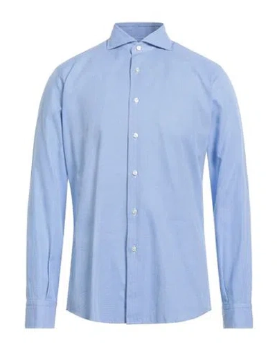 Martin Caldwell Man Shirt Light Blue Size 15 ¾ Cotton