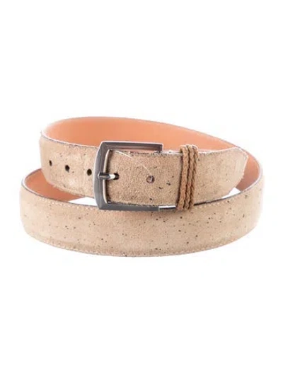 Pre-owned Martin Dingman Belt In Neutral