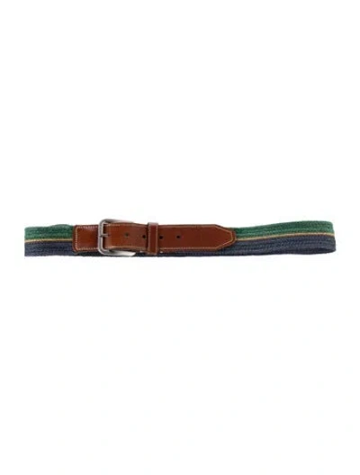 Pre-owned Martin Dingman Canvas Waist Belt In Multi