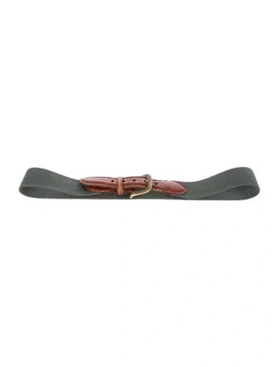 Pre-owned Martin Dingman Canvas Waist Belt In Multi