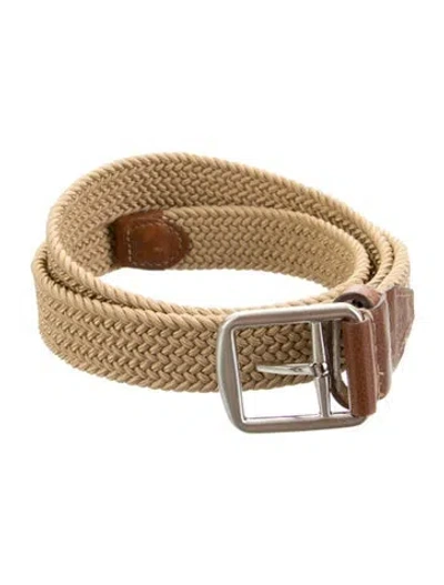 Pre-owned Martin Dingman Canvas Waist Belt In Neutral