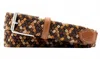 Martin Dingman Como Italian Braided Belt In Acorn In Brown