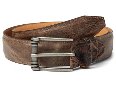 Martin Dingman Franklin Men's Belts River Rock: 40 In Gold