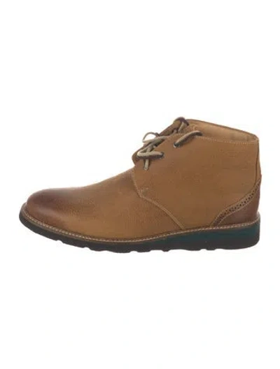 Pre-owned Martin Dingman Leather Boots In Brown