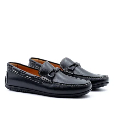 Martin Dingman Men's Bermuda Glove Leather Loafer In Black