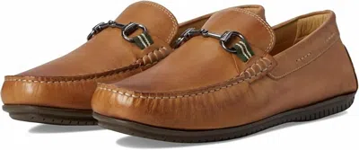 Martin Dingman Men's Bermuda Horse Bit Loafers In Saddle Tan In Brown