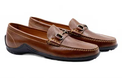 Martin Dingman Men's Bill Horse Bit Loafers In Burnt Cedar In Brown