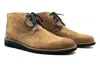 Martin Dingman Men's Blue Ridge Suede Chukka Boots In Khaki In Brown