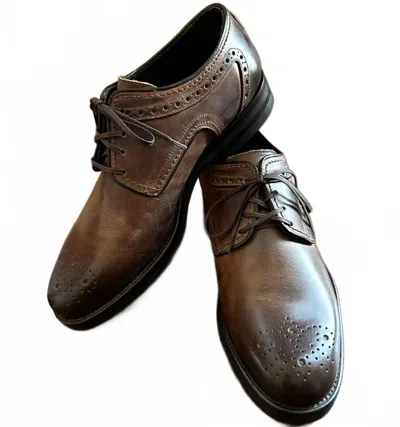 Martin Dingman Men's Campania Dress Shoes In Bourbon In Brown