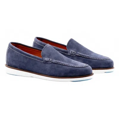 Martin Dingman Men's Countryaire Venetian Shoes In Marine In Blue