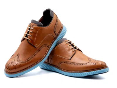 Martin Dingman Men's Countryaire Wingtip In Saddle Tan In Brown