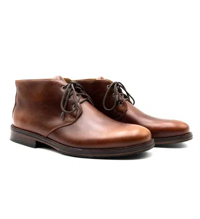 Martin Dingman Men's Old Row Oiled Saddle Leather Chukka Boots In Cigar In Brown