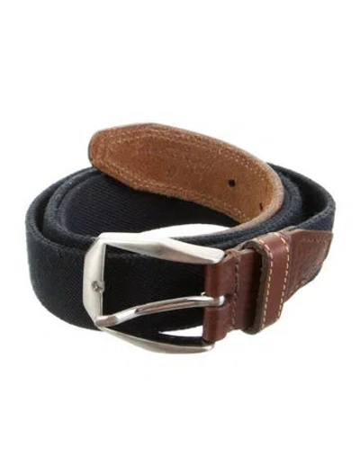 Pre-owned Martin Dingman Waist Belt In Blue