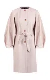 Martin Grant Balloon-sleeve Stretch-cotton Jacket In Pink