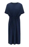 Martin Grant Bat Sleeve Silk Dress