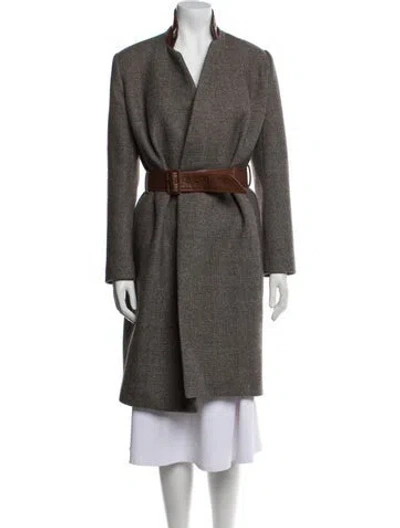 Pre-owned Martin Grant Coat In Gray