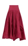 Martin Grant Drop Waist Silk Skirt