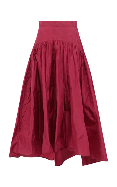Martin Grant Drop Waist Silk Skirt