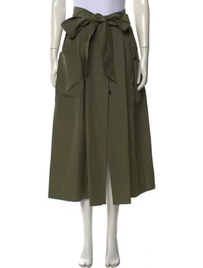 Pre-owned Martin Grant Midi Length Skirt In Green
