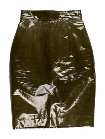 Pre-owned Martin Grant Mini Skirt In Green