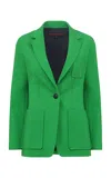 Martin Grant Multi-pocket Blazer In Green