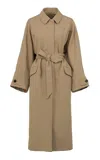 Martin Grant Oversized Wool Trench In Nude