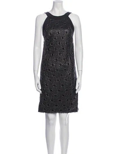 Pre-owned Martin Grant Pvc Knee-length Dress In Black