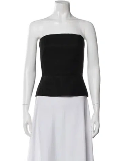 Pre-owned Martin Grant Silk Crew Neck Top In White