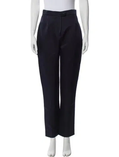 Pre-owned Martin Grant Straight Leg Pants In Blue