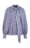 Martin Grant Striped Wide-leg Pants
