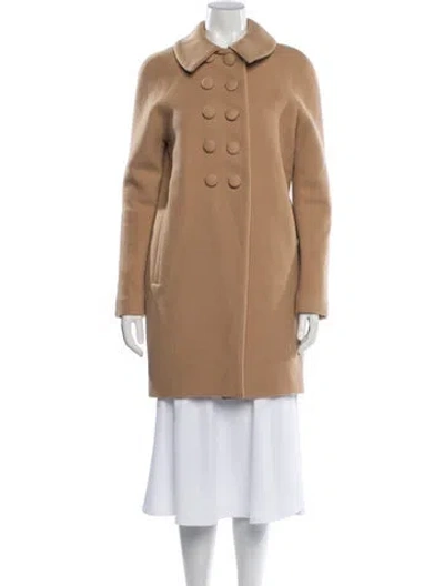 Pre-owned Martin Grant Virgin Wool Coat In Brown/neutrals