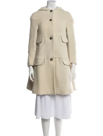 Pre-owned Martin Grant Virgin Wool Coat In Neutrals